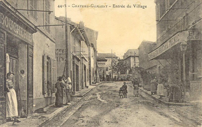 Entrée de Chateau-Gombert, l'entrée du village